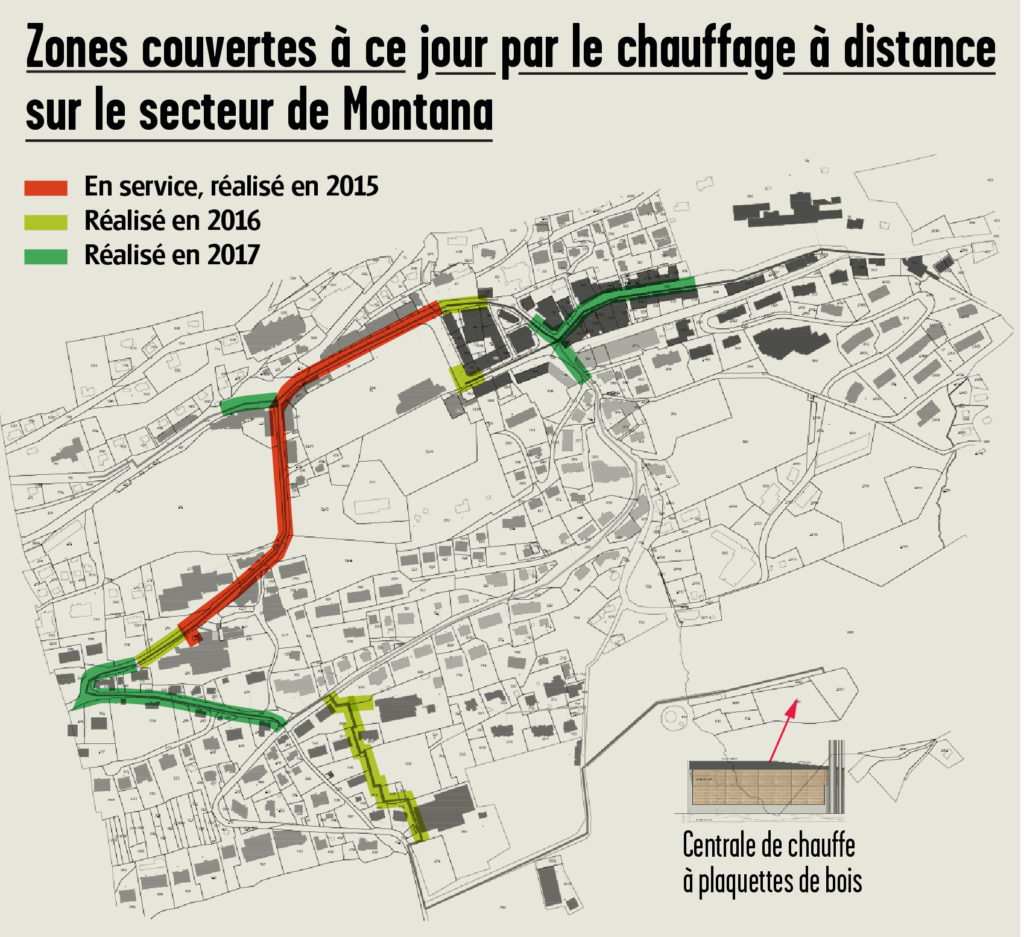 Affiche de la table ronde APACH sur l’immobilier et le chauffage à distance à l’Hôtel Royal.